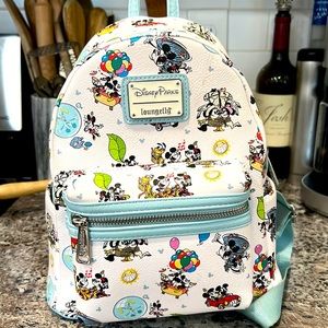 Mickey and Minnie Runaway Railroad Loungefly Backpack